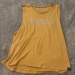 Fastrax Mustard Sleeveless Women's Muscle Tee
